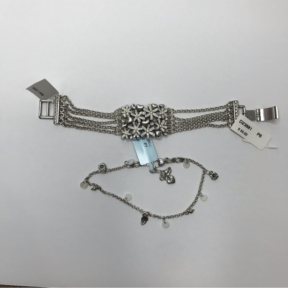 New BRIGHTON Silver Bracelet & Anklet Bundle